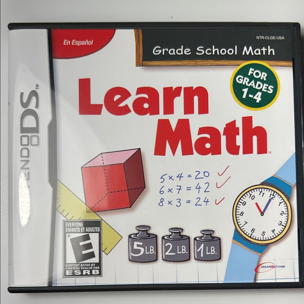Learn Math Nintendo DS Game